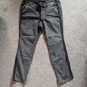 Torrid Gray and Black Boot Cut Pants